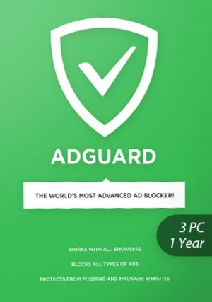 Adguard 3 PCs 1 Year